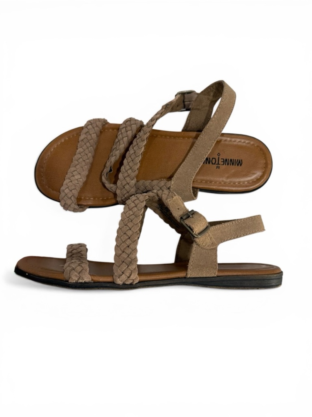 5 for $25!! Minnetonka Santorini Braided Suede Sandals